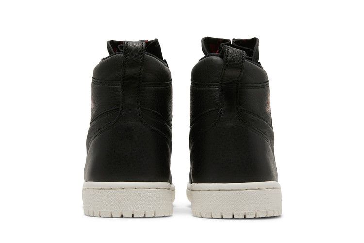 Jordan 1 Retro High Zip Black Gym Red Phantom (Women's)