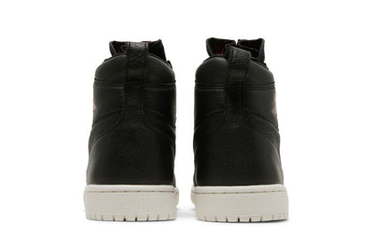 Jordan 1 Retro High Zip Black Gym Red Phantom (Women's)