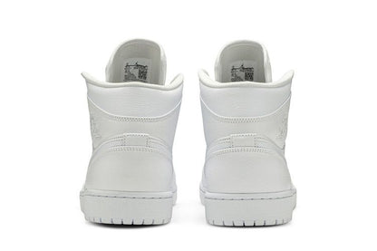 Jordan 1 Mid Triple White (2019)