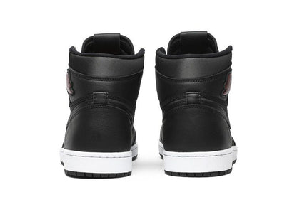 Jordan 1 Retro High Black Satin Gym Red