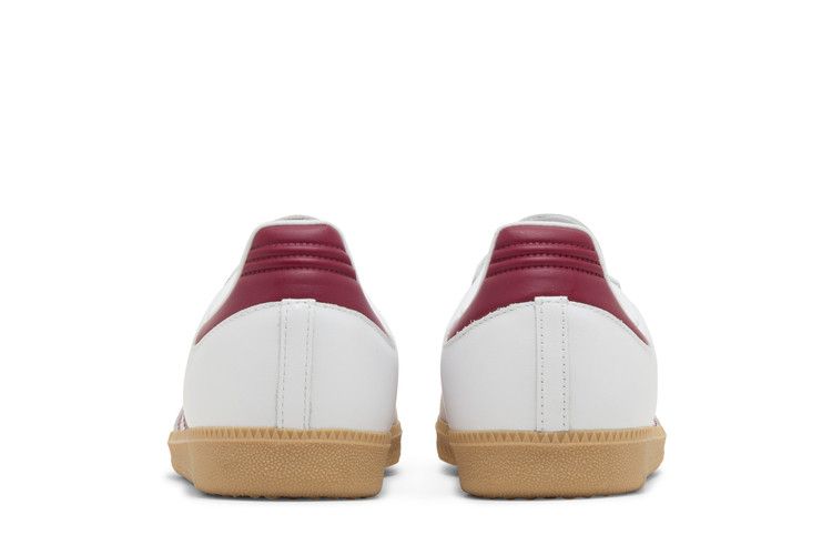 adidas Samba OG White Burgundy Gum
