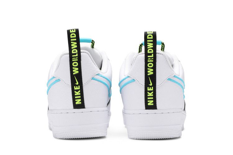 Nike Air Force 1 Low Worldwide White Blue Fury Volt