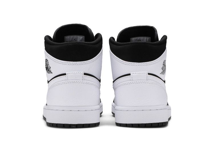 Jordan 1 Mid White Black