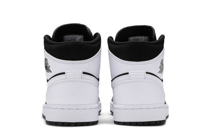 Jordan 1 Mid White Black