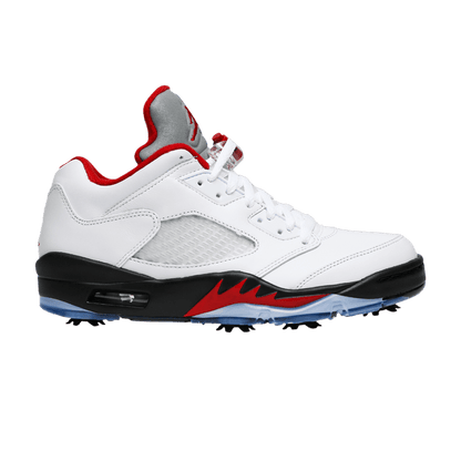 Jordan 5 Retro Low Golf Fire Red (Silver Tongue)