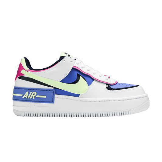 Nike Air Force 1 Low Shadow White Sapphire Barely Volt (Women's)