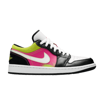 Jordan 1 Low Black Active Fuchsia Cyber