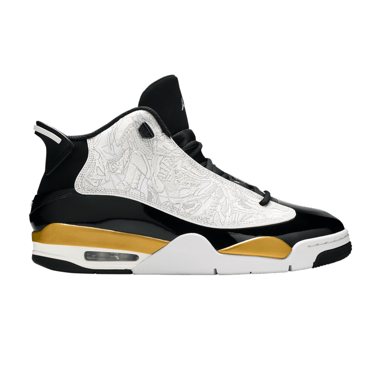 Jordan Dub Zero Black Metallic Gold White