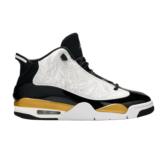 Jordan Dub Zero Black Metallic Gold White
