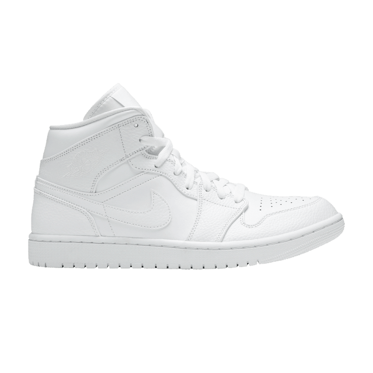 Jordan 1 Mid Triple White 2.0 (2020)