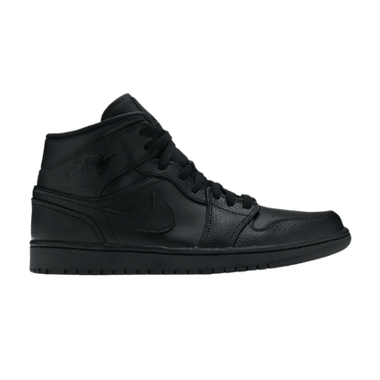 Jordan 1 Mid Triple Black