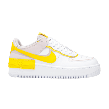 Nike Air Force 1 Low Shadow White Barely Rose Speed Yellow (Women's)