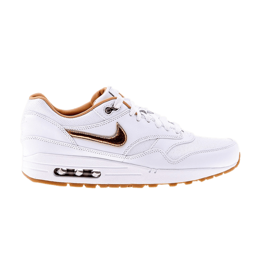 Nike Air Max 1 FB Woven White Metallic Gold