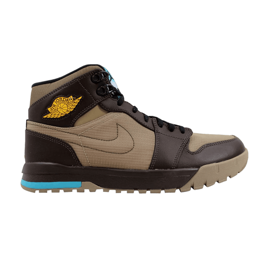 Jordan 1 Trek Khaki Varsity Maize Baroque Brown