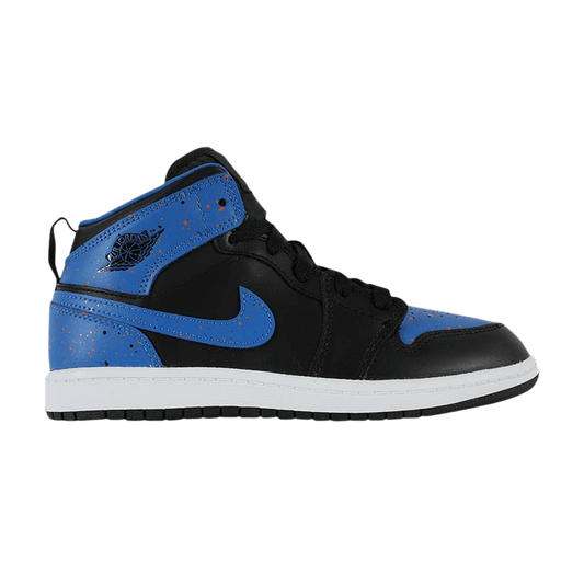Jordan 1 Mid Royal Paint Splatter (PS)