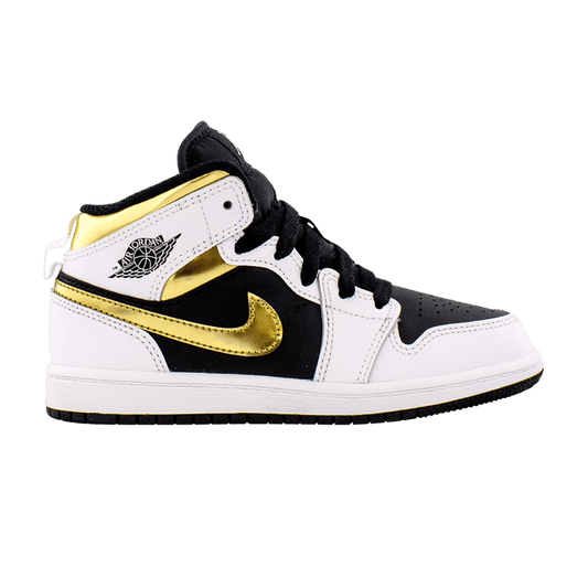 Jordan 1 Mid White Gold (PS)