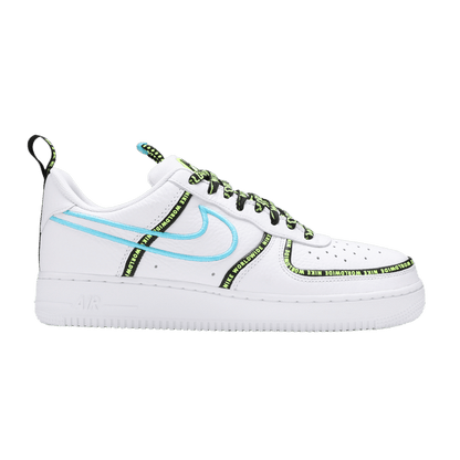 Nike Air Force 1 Low Worldwide White Blue Fury Volt