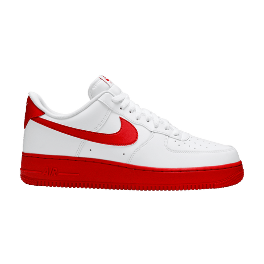 Nike Air Force 1 Low White Red Midsole