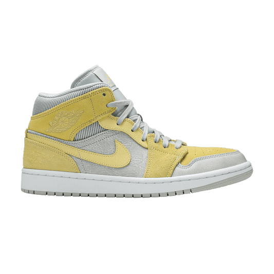 Jordan 1 Mid Mixed Textures Yellow