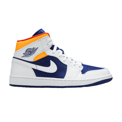 Jordan 1 Mid Royal Blue Laser Orange