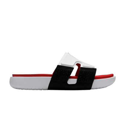Jordan Hydro 8 Retro Slide White Black Fire