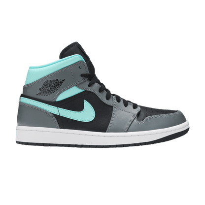 Jordan 1 Mid Grey Aqua