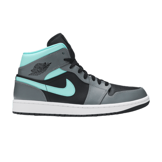 Jordan 1 Mid Grey Aqua