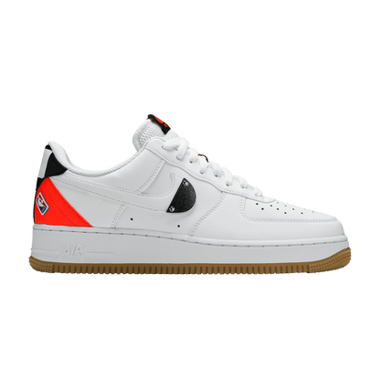 Nike Air Force 1 Low NBA White Crimson Gum