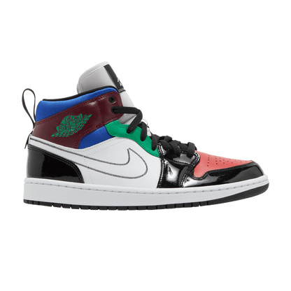 Jordan 1 Mid SE Black White Multi-Color (Women's)