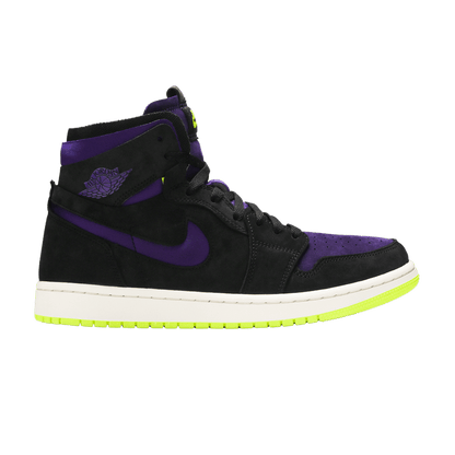 Jordan 1 High Zoom Air CMFT Black Court Purple Lemon Venom (Women's)