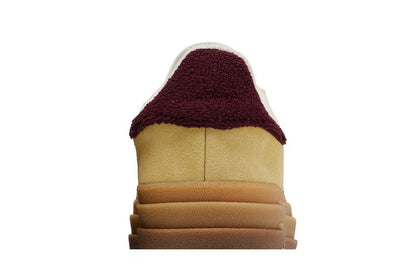 adidas Gazelle Bold Almost Yellow Maroon (Women's)