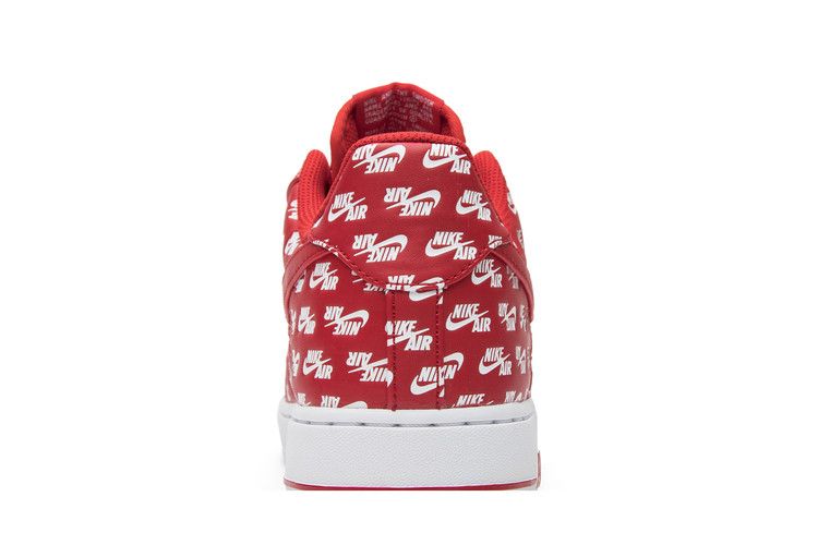 Nike Air Force 1 Low All Over Logo Red