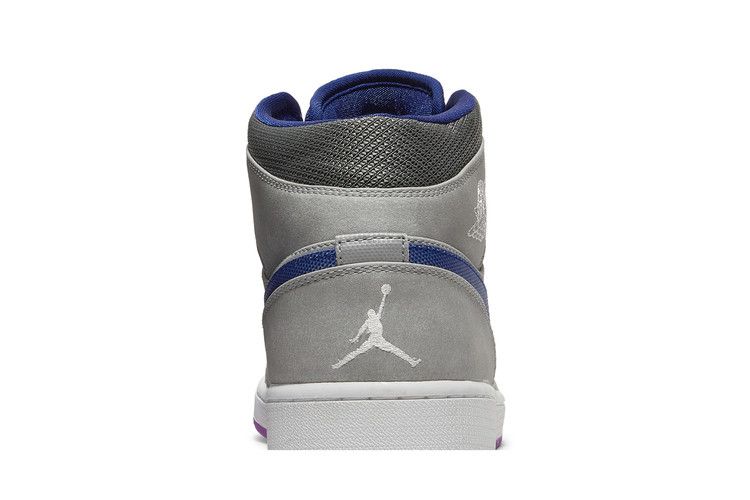 Jordan 1 Mid Matte Silver Laser Purple