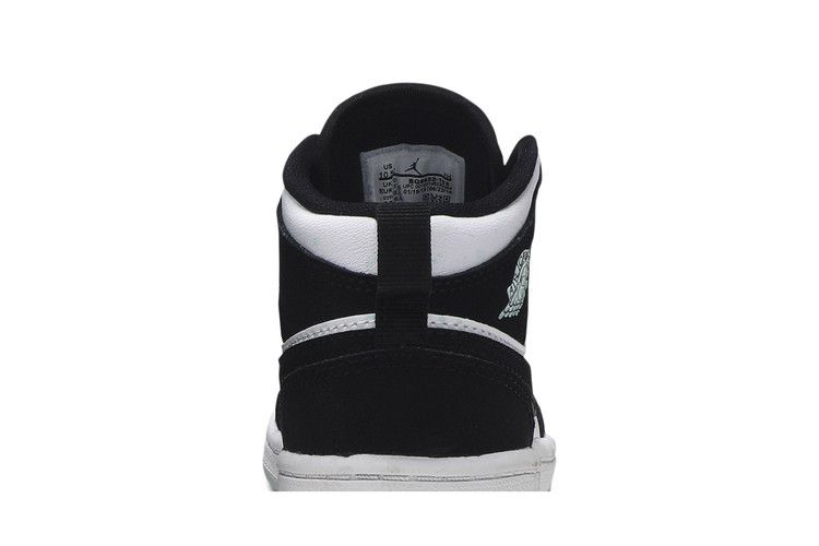 Jordan 1 Mid White Black Teal Tint (PS)