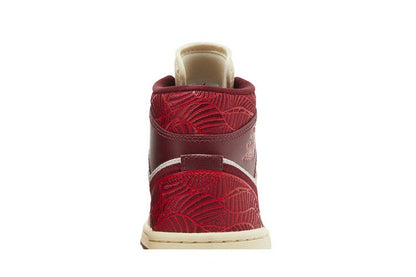 Jordan 1 Mid SE Tiki Leaf Team Red (Women's)