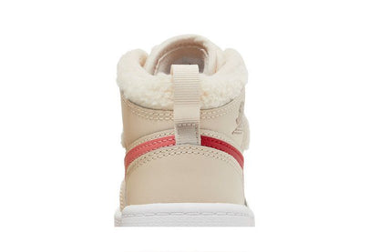 Jordan 1 Mid Utility Fleece Pearl White (PS)