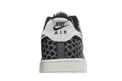 Nike Air Force 1 Low Crater Flyknit Black White Melange