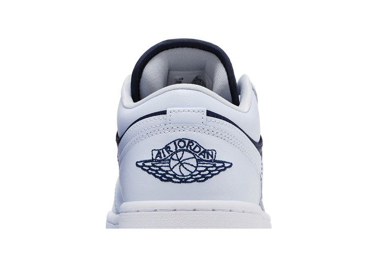 Jordan 1 Low SE Football Grey White Gym Red Midnight Navy (Women's)