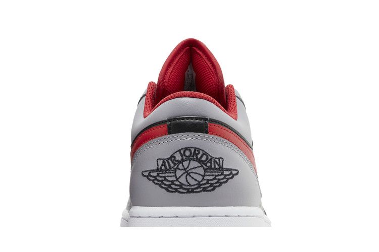 Jordan 1 Low Black Light Smoke Grey Gym Red