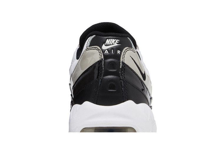 Nike Air Max 95 White Light Iron Ore Black Patent (Women's)