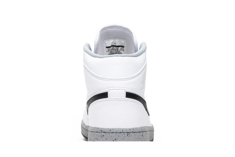 Jordan 1 Mid White Cement