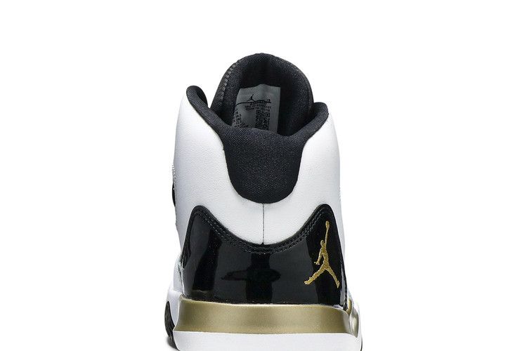 Jordan Max Aura White Metallic Gold Black