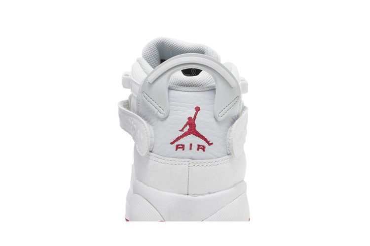 Jordan 6 Rings White Red Sole