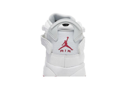 Jordan 6 Rings White Red Sole