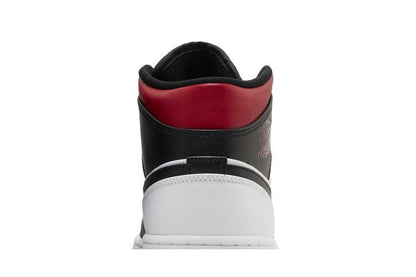 Jordan 1 Mid Gym Red Black Toe
