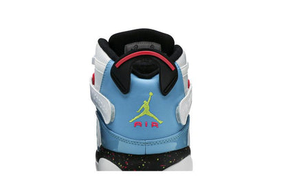 Jordan 6 Rings White Light Blue Fury Cyber