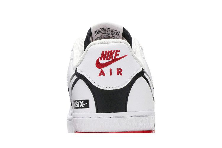 Nike Air Force 1 React White Black Red