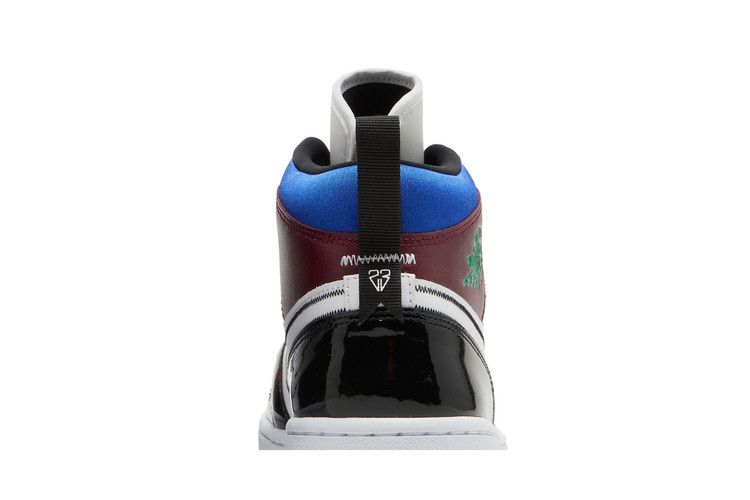 Jordan 1 Mid SE Black White Multi-Color (Women's)