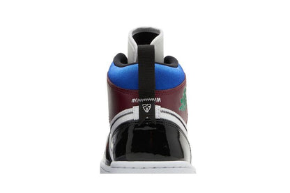 Jordan 1 Mid SE Black White Multi-Color (Women's)