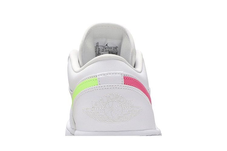 Jordan 1 Low White Multi-Color Swoosh